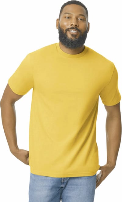 Gildan Heren-T-shirt Softstyle Midweight GI65000 - Daisy - S