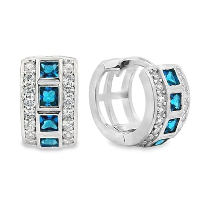 Juwelier Zwartevalk zilveren (gerhodineerd) oorbellen - 22.330-B