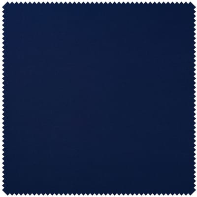 Katoenen stof "Uni" - Donkerblauw