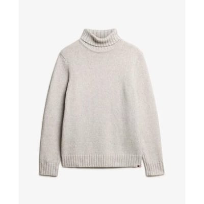 Superdry Geborstelde Coltrui Lichtgrijs Grootte: L