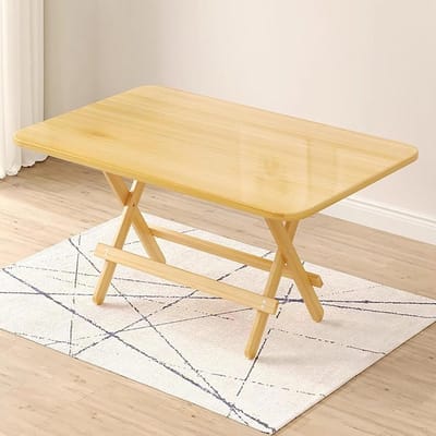 Campingtafel Grenenhout - Picknicktafel Strandtafel - Buitenactiviteiten - Inklapbaar Met Draagtas - 120x60x74cm - Natuurlijk
