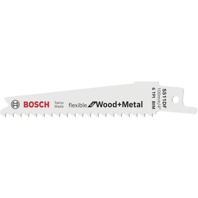 Bosch Reciprozaagblad S 511 DF - 5PC "FLEXIBLE FOR WOOD&METAL