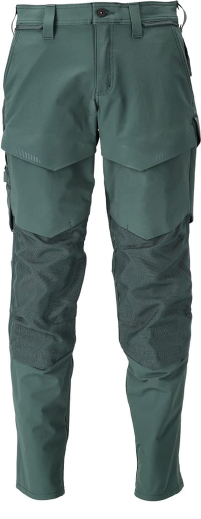 Mascot Customized Broek met kniezakken 22379-311 - Bosgroen - C44 - 76