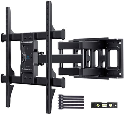 Perlesmith Universele Tv-Muurbeugel Voor 37-85 Inch Tv's Met Hoekverstelling