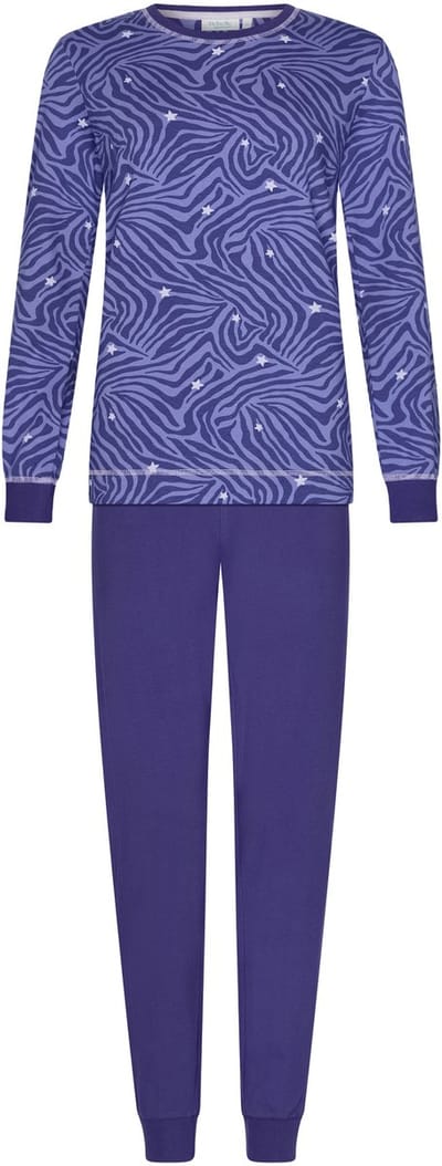 Rebelle - Tiger Star - Pyjama - Katoen - Paars - Maat 44