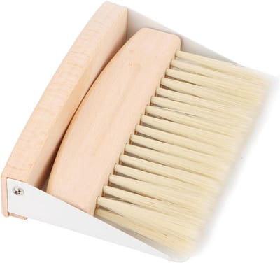Mini veegplaat en handveger set voor schoonmaken en kruimels