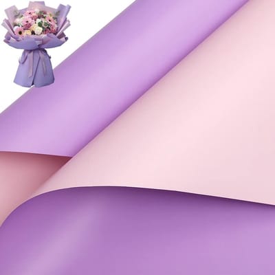 20 Vellen Dubbelzijdig Gekleurd Bloemen Inpakpapier, Waterdicht Cadeaupapier voor Valentijnsdag, 22.8 x 22.8 Inch, Ideaal voor Bloemenwinkels en Cadeauverpakkingen