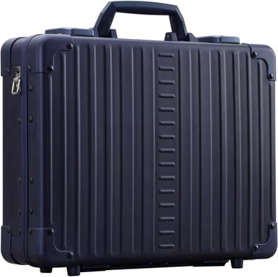 Attache Koffer - Laptoptas Aktetas - Zakelijk Reizen - TSA Slot - 38cm - Blauw