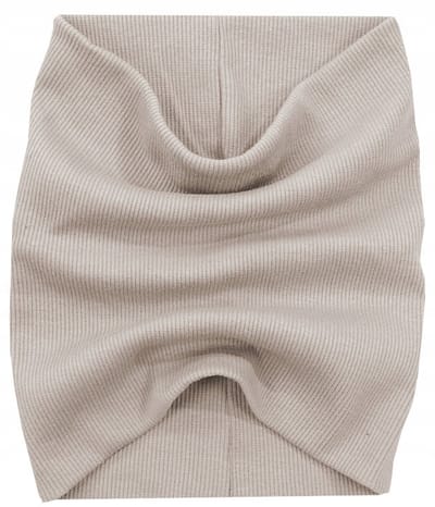 Babysjaal 2 Lags Katoen Ribbel Beige 6m+