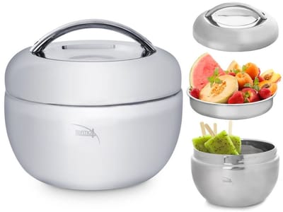 Orion - Apple Serie - Roestvrijstalen Thermos Obiadowy - 2 liter - Praktisch en Duurzaam
