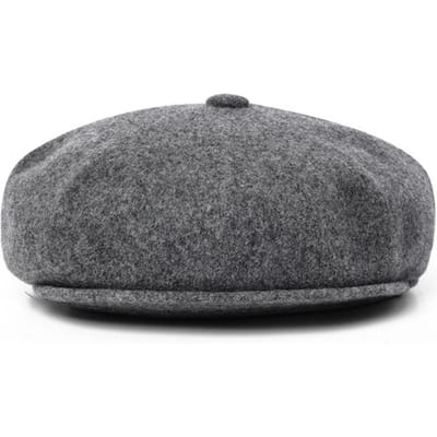 Kangol K3164ht Flannel Hawker Casquette Octogonale en Laine News Boy K3164HT FLANNEL (M) gray