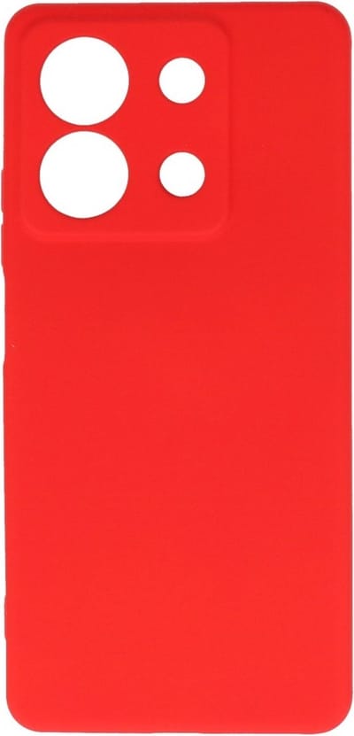 Hoesje Geschikt voor de Xiaomi Redmi Note 13 5G - Fashion Backcover Hoesje - Colorful Telefoonhoesje - Rood