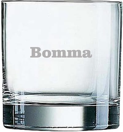 Whiskeyglas gegraveerd - 38cl - Bomma