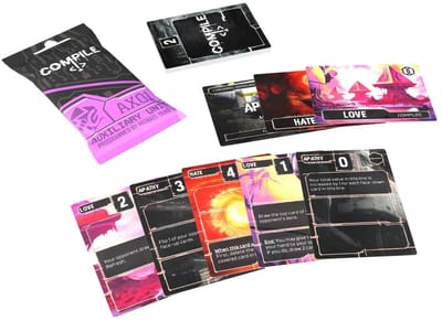 Asmodee kaartspel Compile Aux 1 uitbreiding Artificial Intelligence.