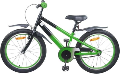 Kinderfiets 18 Inch - Klassieke Fiets Mini Fietser - Buiten Fietsen - Sterk Stalen Frame
