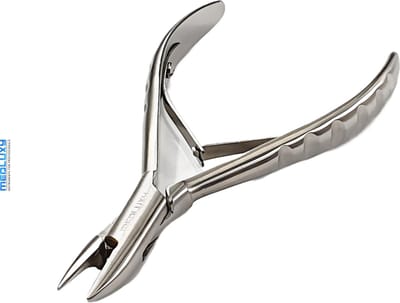 MEDLUXY® Diabetes - Nageltang - Hoektang - 13 cm - 17 mm - afgerond - rechte bek - anti-slip (geschikt voor diabetici , nagelknipper) [D-490]