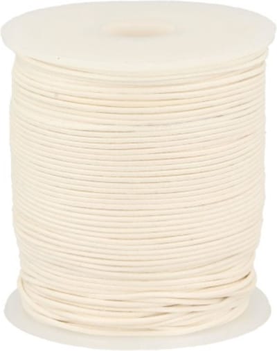 Waskoord rol 1 mm wit