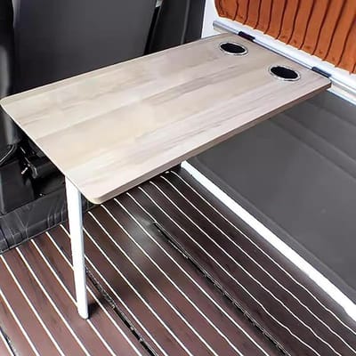 Caravan Buiten Tafel - Picknicktafel Vouwtafel - Outdoor Dineren - Met Bekerhouders - 20kg Draagkracht - Niet gespecificeerd