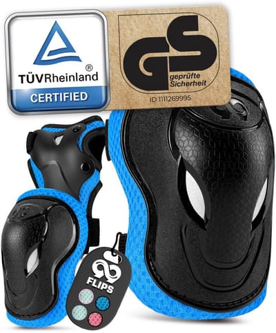 Knie- en elleboogbeschermers voor Kinderen en Meisjes - Skateboard, BMX en Skeeleren
