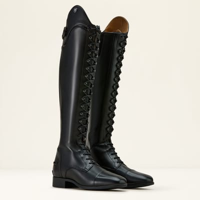 Leren rijlaarzen met vetersluiting voor dames Ariat Palisade
