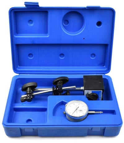 GEKO Magnetische universele houder - precisie meetset - 0-10 mm - met ON/OFF schakelaar