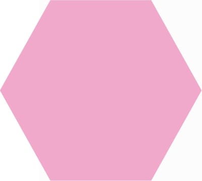 Sticker - "Roze (Hexagoon)" - Etiketten - 50x45mm Hexagoon - Roze - 500 Stuks