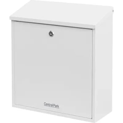 Central Park Wandbrievenbus Mailpal 500w - Staal - Wit - 36,5x41x16,5cm