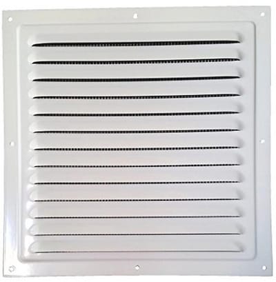 Metalen Ventilatierooster met Insectenbescherming - Ventilatieopening voor Afvoer en Aanvoer van Lucht