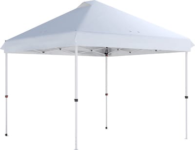 Partytent - 3x3 m - Zijwanden - Easy Up - Paviljoen - Opvouwbaar - Waterdicht - Weerbestendig - Wit