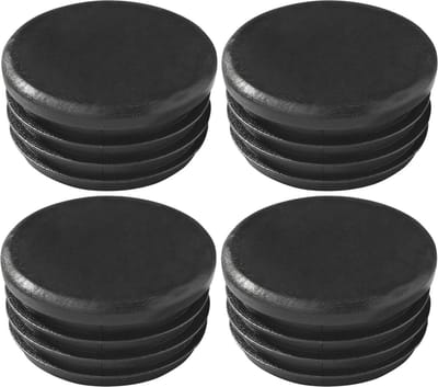 ProPlus Ronde inslagdoppen - Ø 40 mm - Zwart - 4 stuks - Kunststof