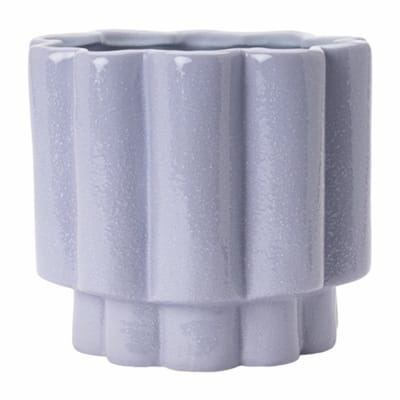 by fonQ Ceramic Vaas Ø23 cm - Blue/Lilac Blue