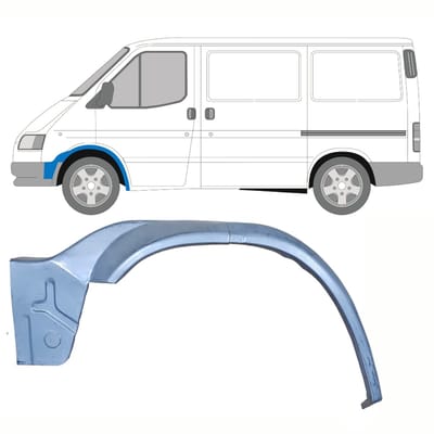 Binnen reparatiepaneel voorste spatbord voor Ford Transit 1986-2000 / Links