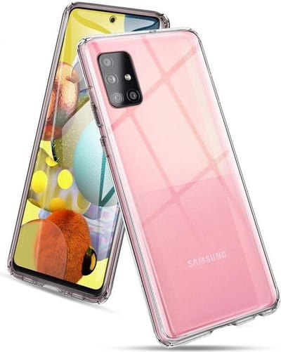 DrPhone Samsung Galaxy A51 5G TPU Hoesje - Ultra Dun Premium Soft-Gel Case – Transparant