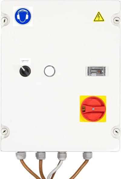 Compressor K 300-700S 14 bar 5.5 pk/4 kW 450 l/min 300 l met ster-driehoekschakelaar