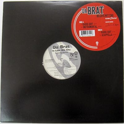 12-inch Plaat DA BRAT - In Love Wit Chu 82876513421 Arista 2003 VS Rap & Hip-Hop/R&B Gebruikt gray