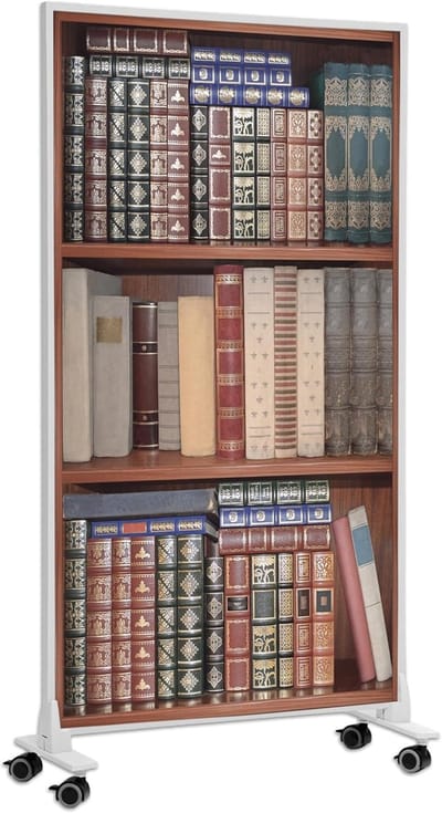 Infrarood Verwarming - Mobiele Verwarming - Woonkamer Verwarmen - Warmte Binnen 2 Minuten - 60x100cm - Boeken Print