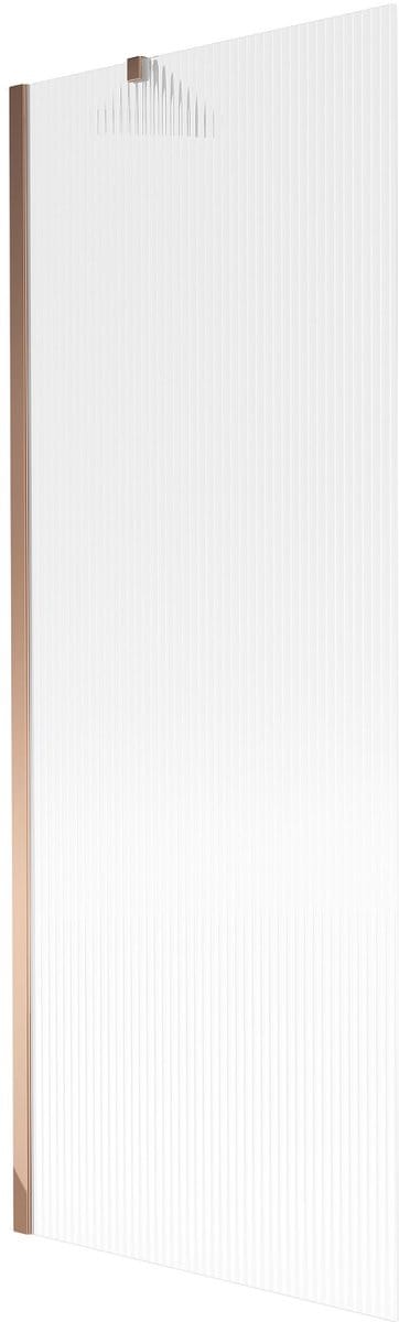 Mexen Next badwandscherm 1-deurs 70 x 150 , strepen, roze goud - 895-070-000-00-09-60