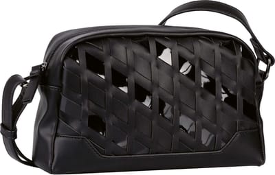 Gabor Schoudertas Lilien Camera Bag Patent Black Zwart