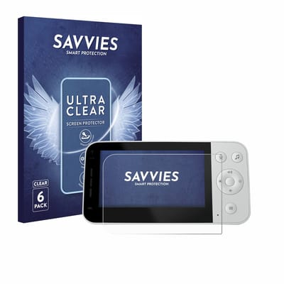 Savvies - Screenprotector voor Philips Avent SCD951/26 - Folie Beschermfolie transparant 6 Stuks