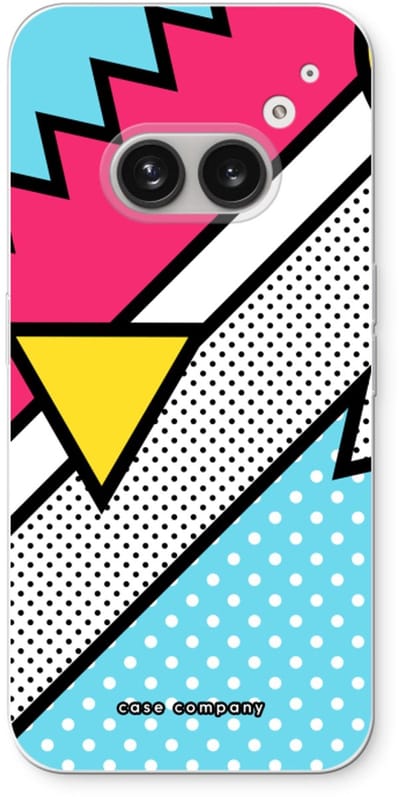 Case Company® - Hoesje geschikt voor Nothing Phone (2a) hoesje - Pop Art #3 - Soft Cover Telefoonhoesje - Bescherming aan alle Kanten en Schermrand