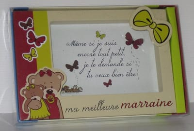 Kwikki fotolijstje Ma meilleure marraine