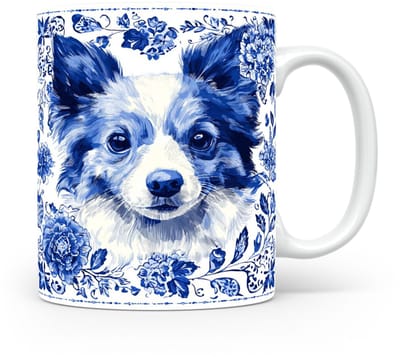 Mok Japanse spits Beker voor koffie of tas voor thee, cadeau voor dierenliefhebbers, moeder, vader, collega, vriend, vriendin, kantoor, opa, oma, hond, kerst, sinterklaas, verjaardag