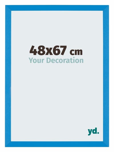 Your Decoration - Puzzellijst 48x67 cm - Helder Blauw - Puzzellijst 500-1000 stukjes - MDF Fotolijst - Mura