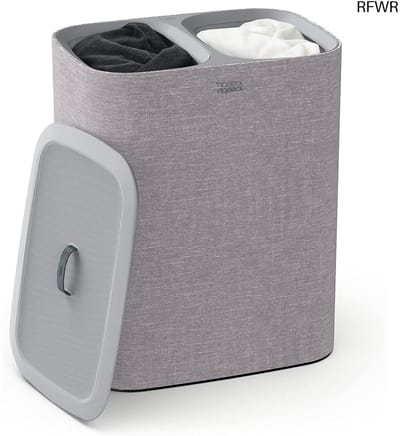 RFWR® 90-liter wasmand met deksel en 2 uitneembare waszakken