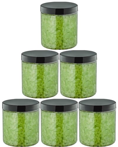 Claudius Badzout Eucalyptus - 300 gram - Pot met zwarte deksel - set van 6 stuks