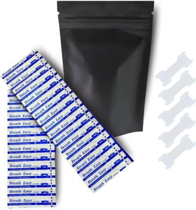 Breath Easy - Neusstrips Transparant - 90 Stuks Voordeelverpakking - Neusstrips Sport - Neusspreider - Stevige Hypoallergene Plaklaag - Beter Slapen & Sporten - Nose Tape - Nasal Strips