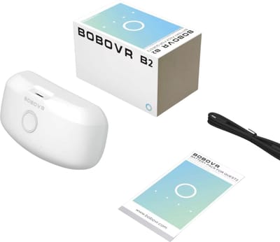 BOBOVR B2-batterij 5200 mAh voor Meta Quest 3 / Quest 2 | Magnetische hot-swap batterij | Lichtgewicht VR-hoofdband powerbank | 6 uur verlengde speeltijd