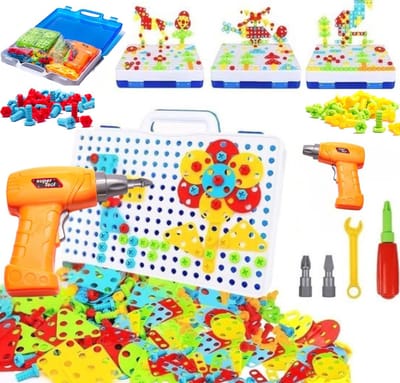 Velours Max® - Constructie Speelgoed - 237 Delig - Speelgoed - Educatief Speelgoed - Puzzel - Puzzels - Blokken - Bouwblokken - Montesorri Speelgoed - Speelgoed 3 Jaar - Speelgoed 4 Jaar