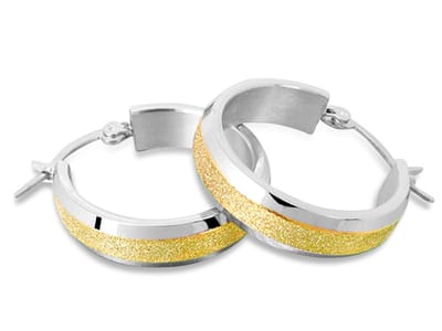 Amanto Oorbellen Diaz B - 316L Staal - ∅24mm - 6mm