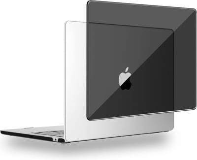 Hoes Geschikt voor MacBook Air 13,6 inch Cover - Hoesje geschikt voor MacBook Air 13,6 inch (2022-2024) Hardcase Transparant - M3 M2 A3113 A2681